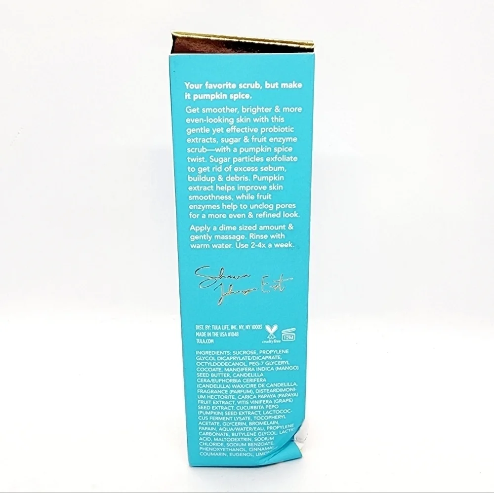 Tula Skincare Limited Edition So Pumpkin Exfoliating Sugar Scrub 2.9oz